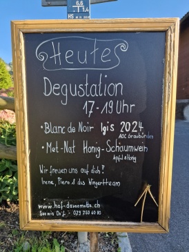 Degustation Irene und Piero